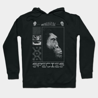 We are just evolved species negative Hoodie